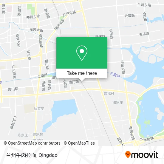 兰州牛肉拉面 map