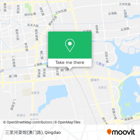 三里河菜馆(澳门路) map