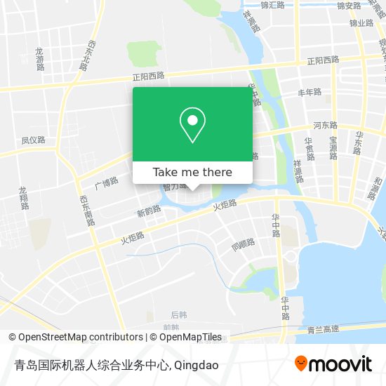 青岛国际机器人综合业务中心 map