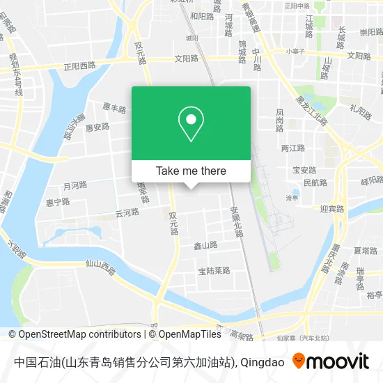 中国石油(山东青岛销售分公司第六加油站) map