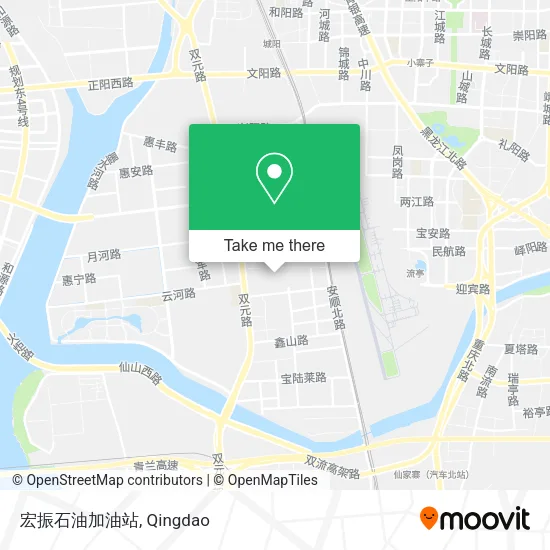 宏振石油加油站 map
