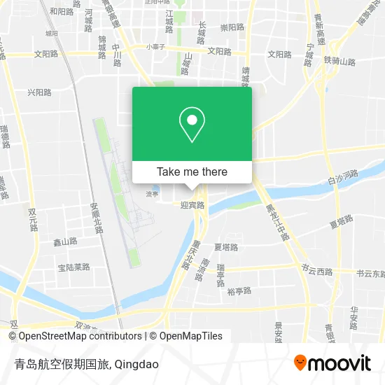青岛航空假期国旅 map