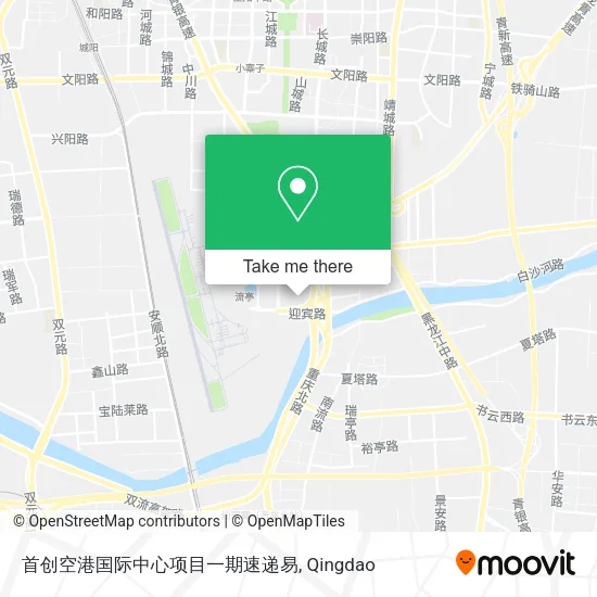 首创空港国际中心项目一期速递易 map