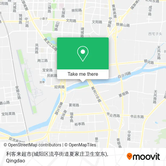 利客来超市(城阳区流亭街道夏家庄卫生室东) map