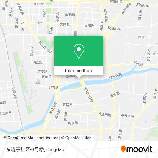 东流亭社区-8号楼 map