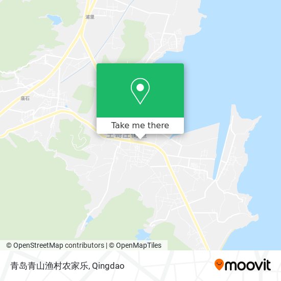 青岛青山渔村农家乐 map