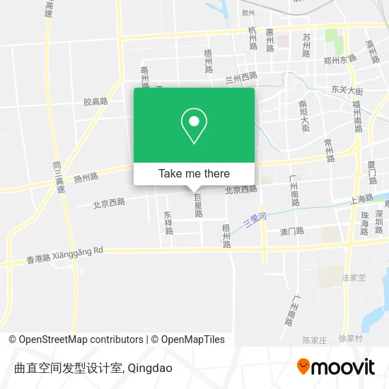 曲直空间发型设计室 map