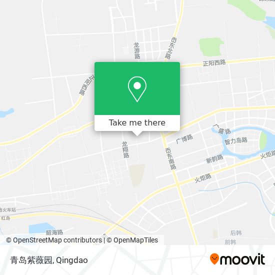 青岛紫薇园 map