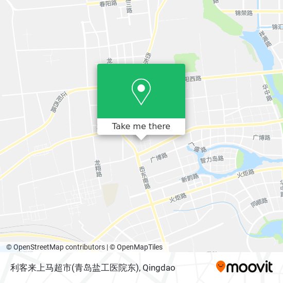 利客来上马超市(青岛盐工医院东) map