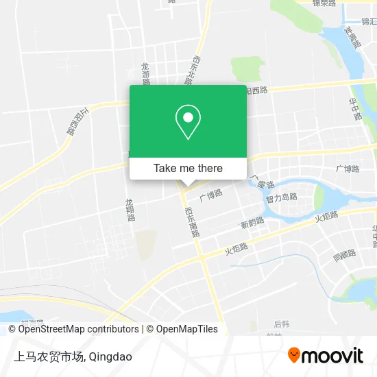 上马农贸市场 map