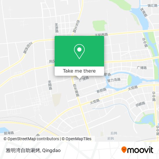 雅明湾自助涮烤 map