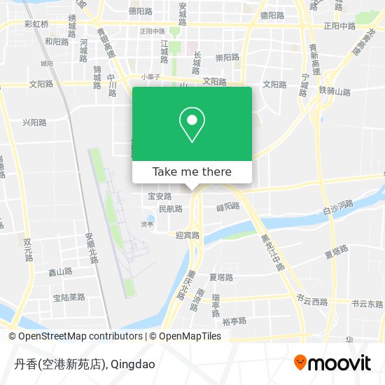 丹香(空港新苑店) map