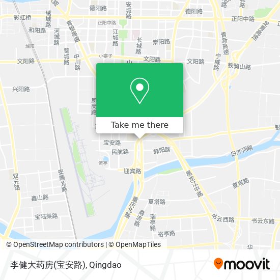李健大药房(宝安路) map