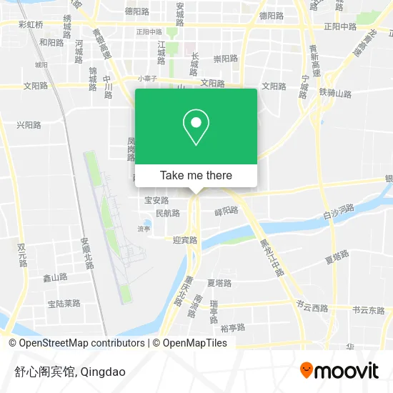 舒心阁宾馆 map