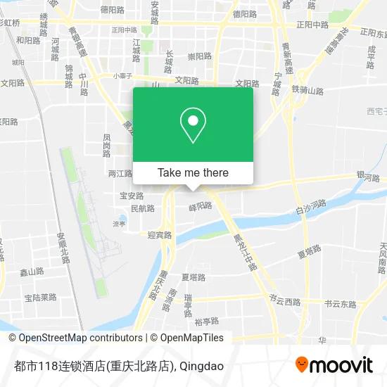 都市118连锁酒店(重庆北路店) map