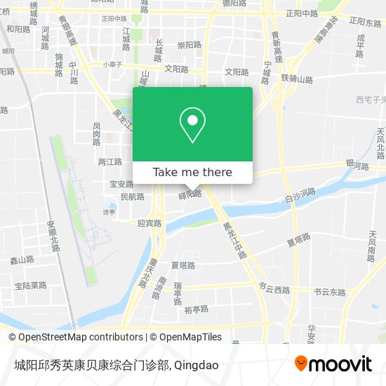 城阳邱秀英康贝康综合门诊部 map