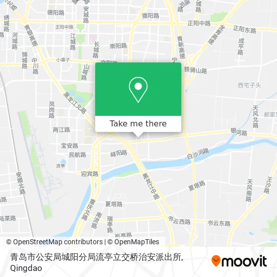 青岛市公安局城阳分局流亭立交桥治安派出所 map