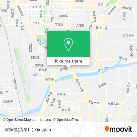 家家悦(流亭店) map