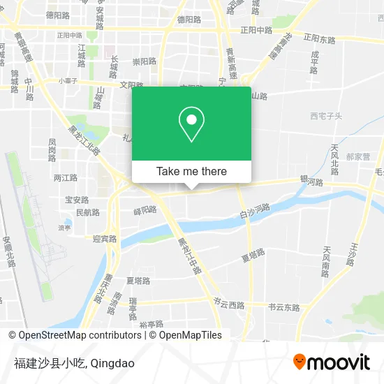 福建沙县小吃 map