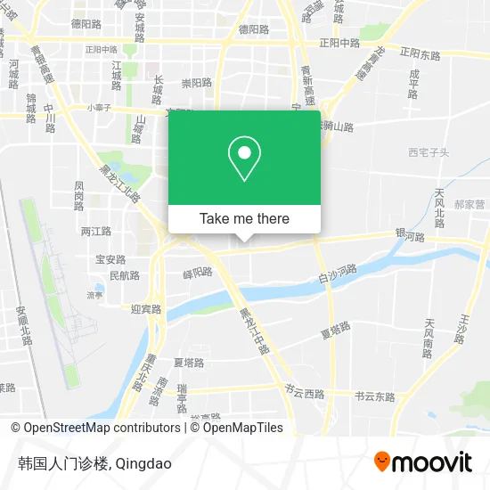 韩国人门诊楼 map