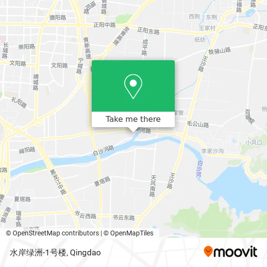 水岸绿洲-1号楼 map