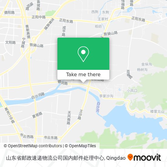 山东省邮政速递物流公司国内邮件处理中心 map