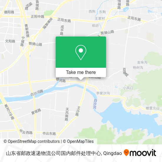 山东省邮政速递物流公司国内邮件处理中心 map