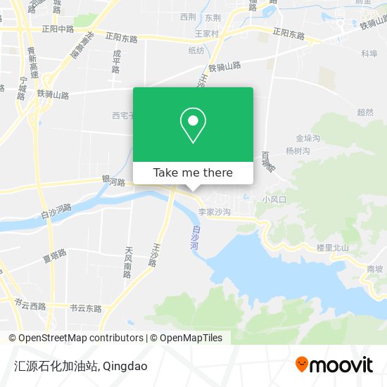 汇源石化加油站 map