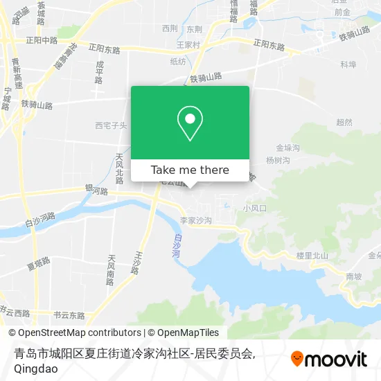 青岛市城阳区夏庄街道冷家沟社区-居民委员会 map