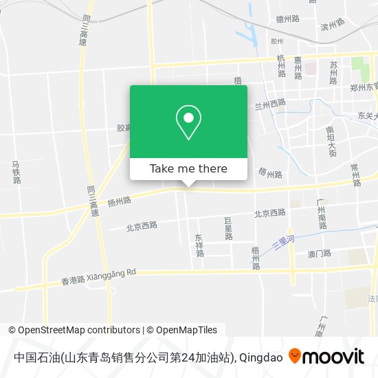 中国石油(山东青岛销售分公司第24加油站) map