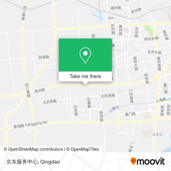 京东服务中心 map