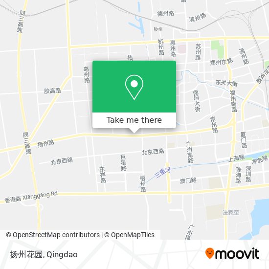 扬州花园 map