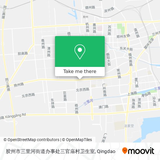 胶州市三里河街道办事处三官庙村卫生室 map