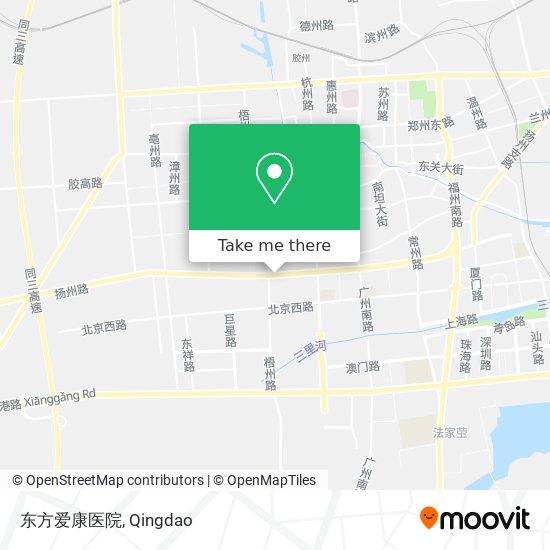 东方爱康医院 map