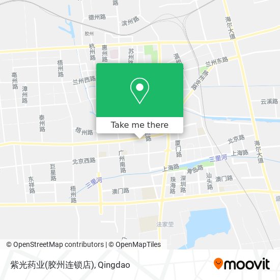 紫光药业(胶州连锁店) map