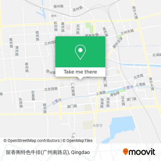 留香阁特色牛排(广州南路店) map