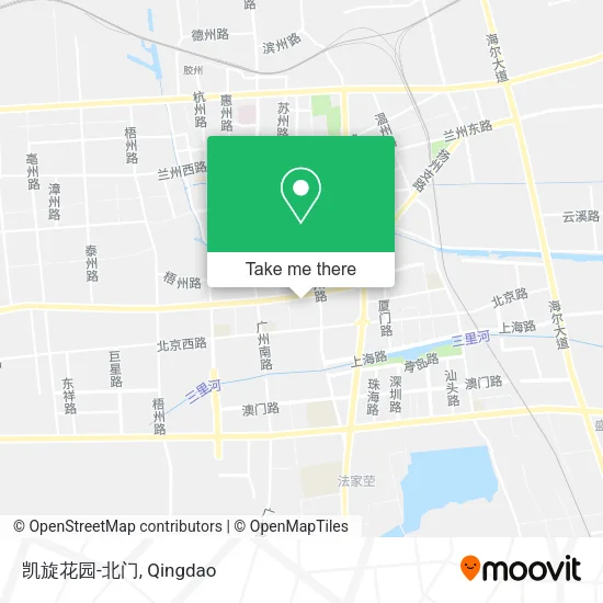 凯旋花园-北门 map