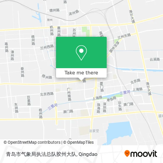 青岛市气象局执法总队胶州大队 map