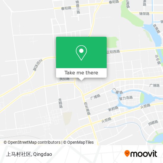 上马村社区 map