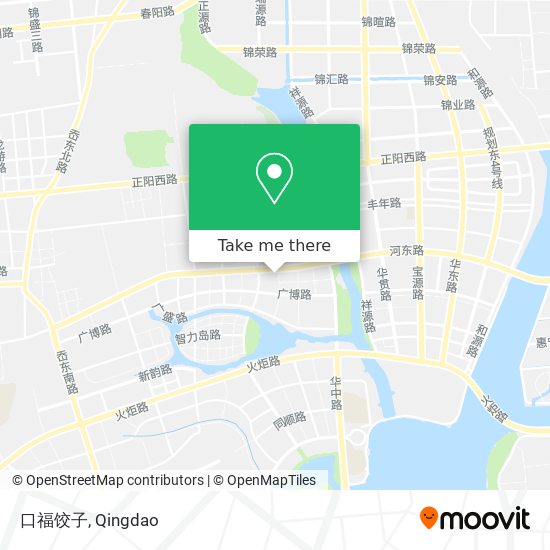 口福饺子 map