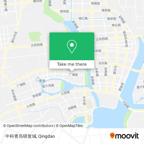中科青岛研发城 map