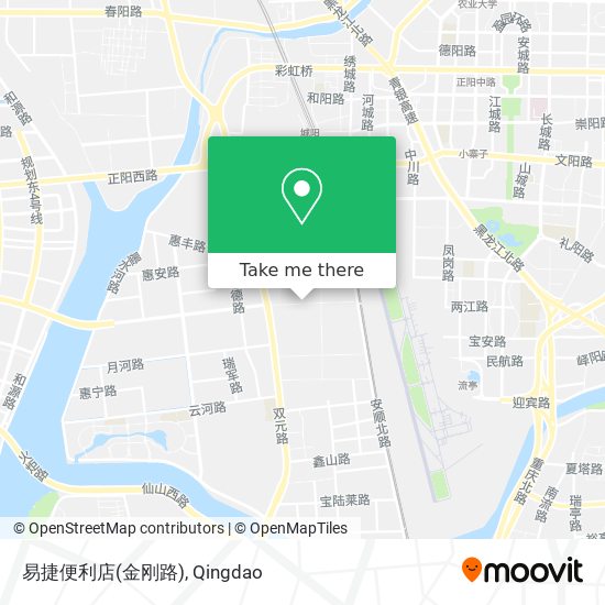 易捷便利店(金刚路) map