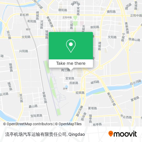 流亭机场汽车运输有限责任公司 map