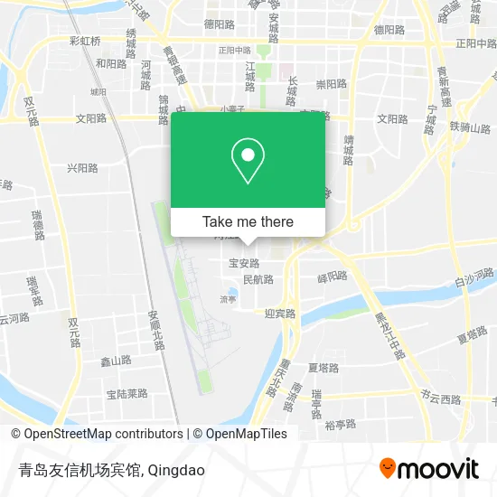 青岛友信机场宾馆 map