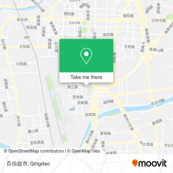 百信超市 map