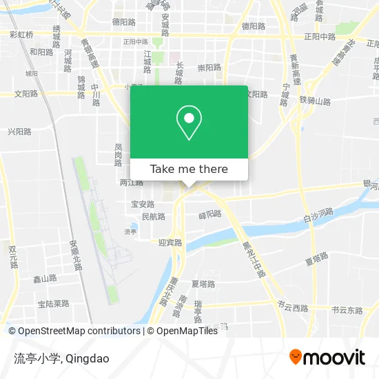流亭小学 map