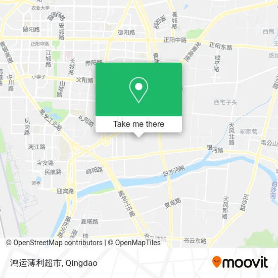 鸿运薄利超市 map