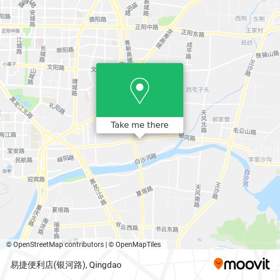 易捷便利店(银河路) map
