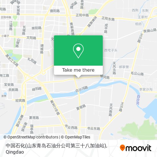 中国石化(山东青岛石油分公司第三十八加油站) map