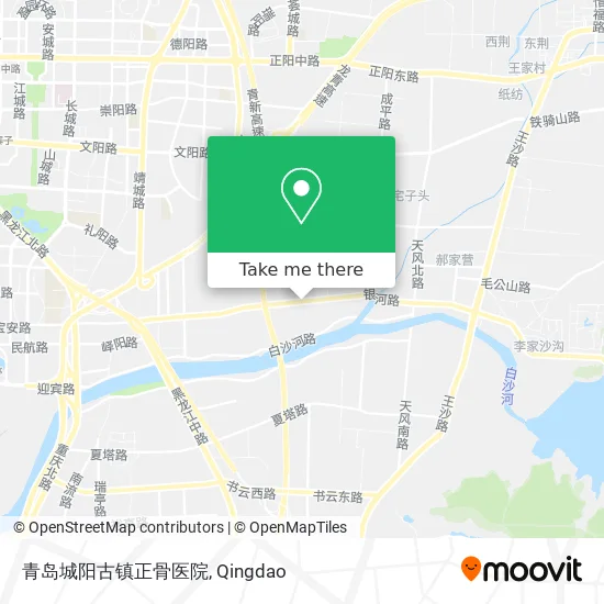 青岛城阳古镇正骨医院 map